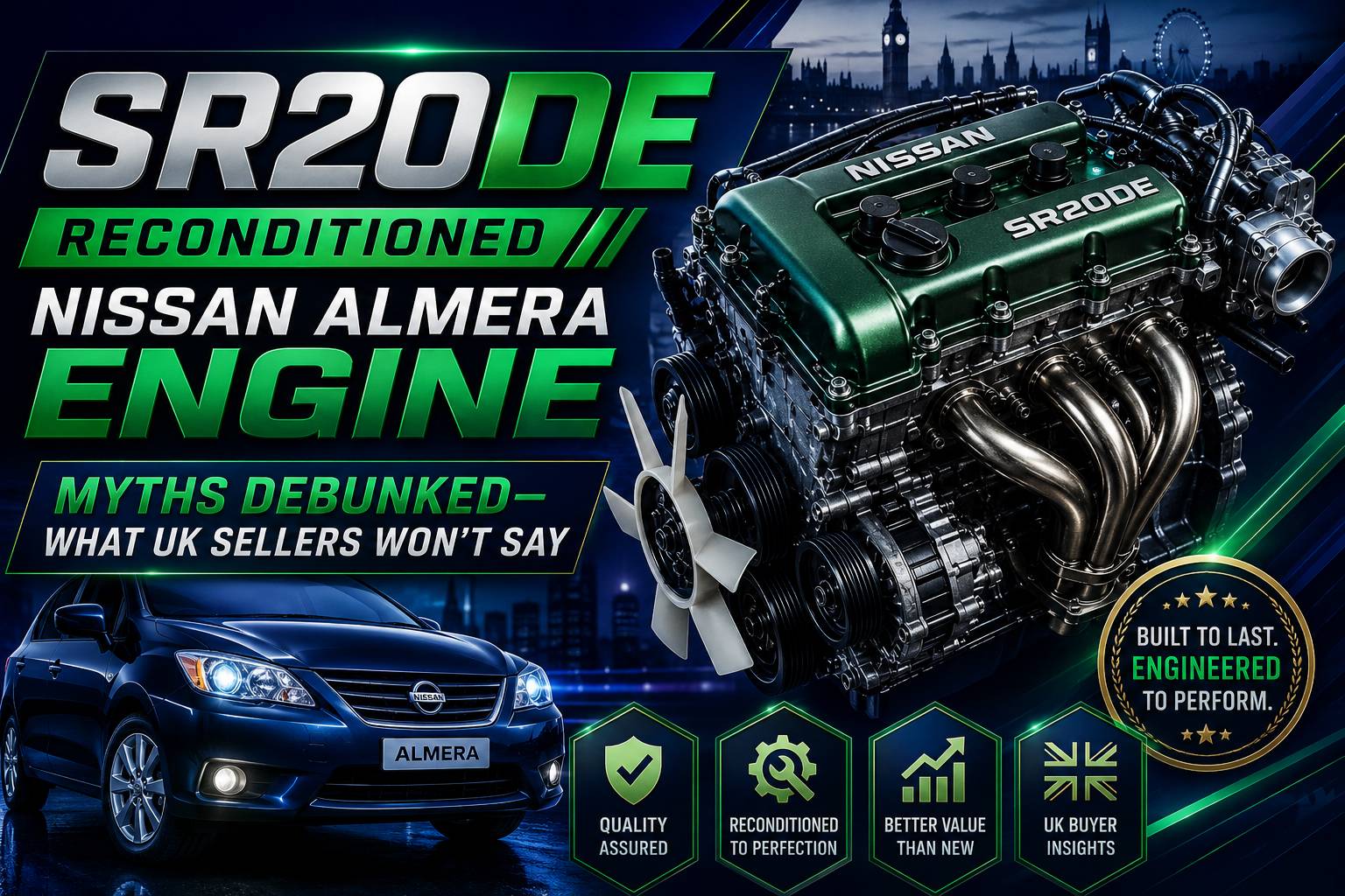 Reconditioned-Nissan-Almera-SR20DE-Engine-For-Sale-UK